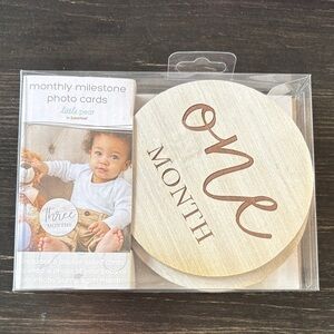 Monthly Milestone Photo Cards - Brown